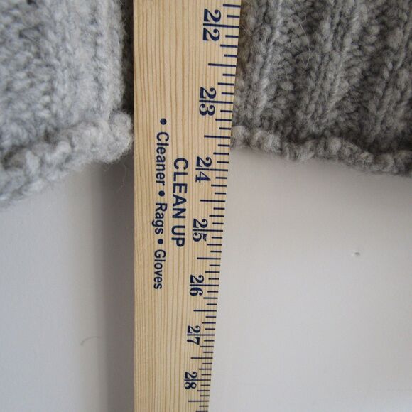 Current Elliott Women's Sweater 2 Gray Alpaca Wool Chunky Cozy Capsule Wardrobe - Picture 7 of 10